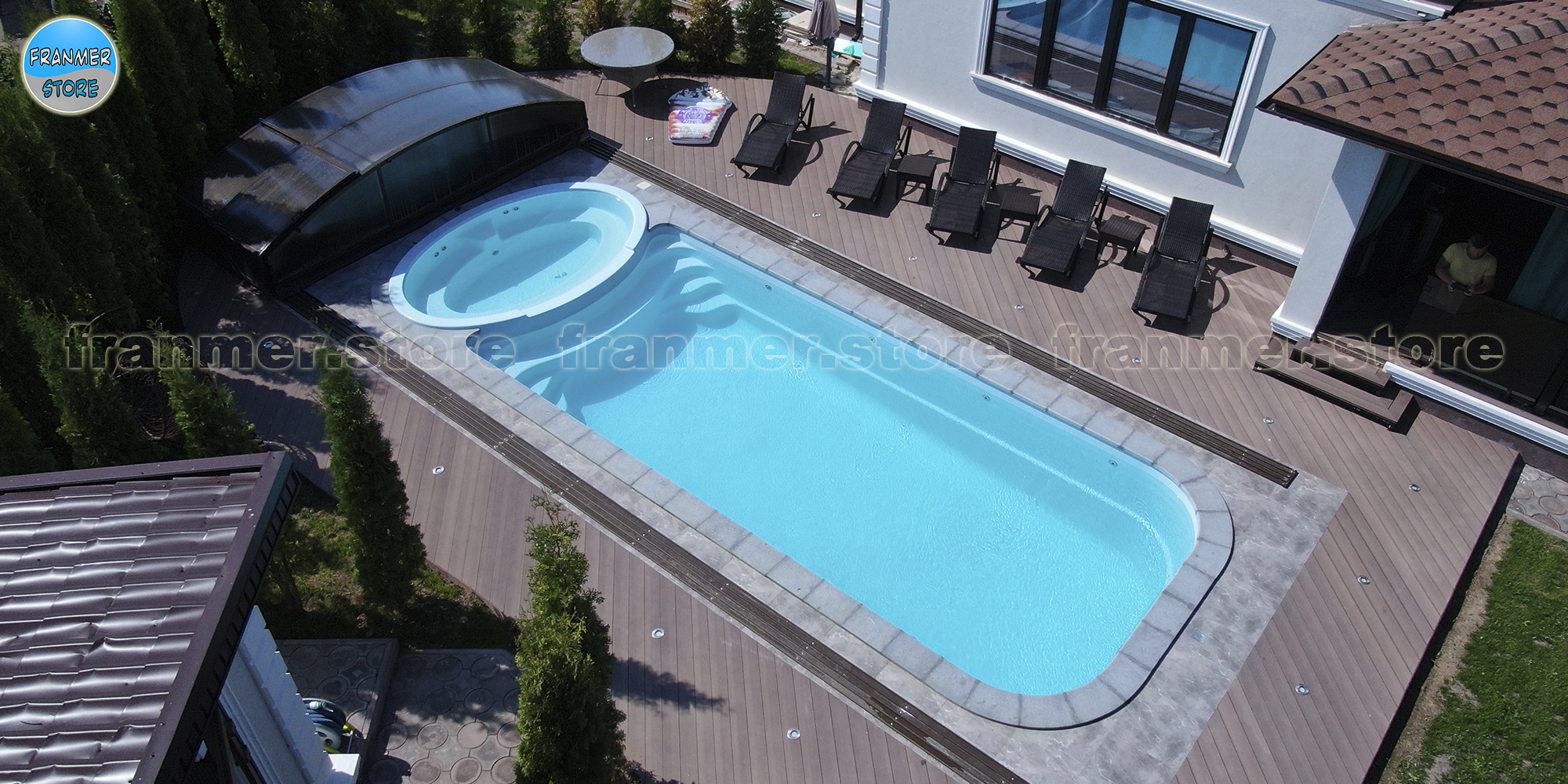 Композитный бассейн Коньяк